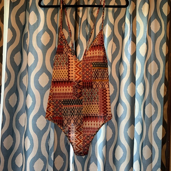 Other - Boho one piece swimsuit